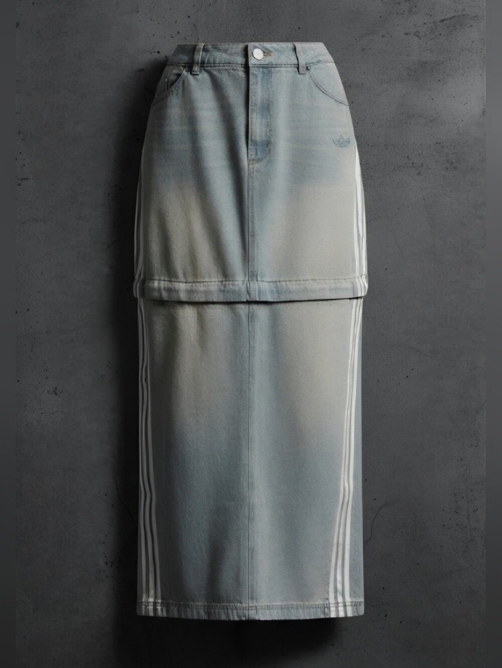 Adidas Originals Adilenium Season 3 Two-In-One Denim Skirt | Size 14